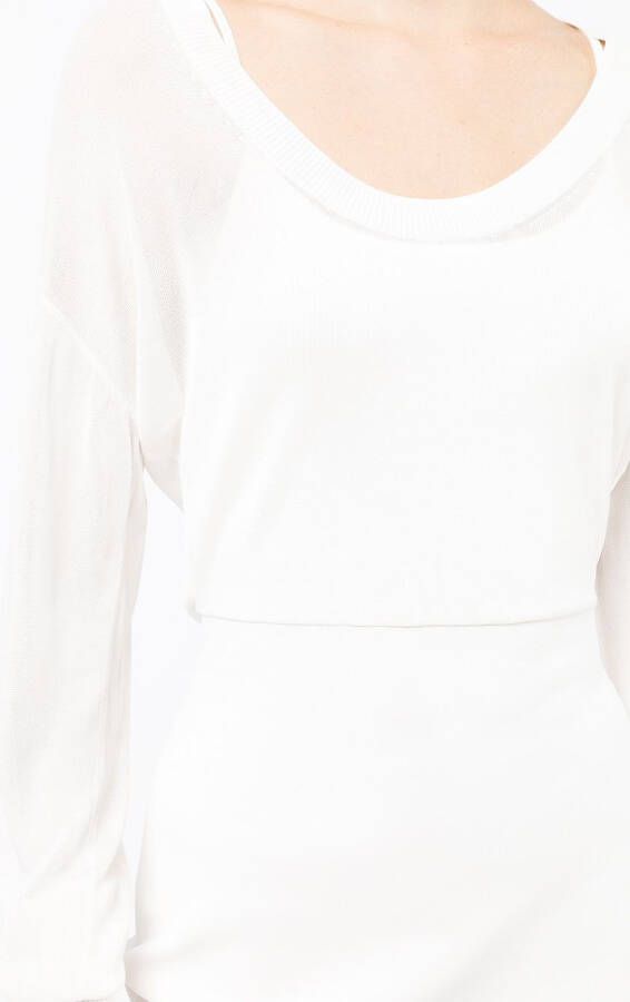 Dion Lee Mini-jurk met vlakken Wit