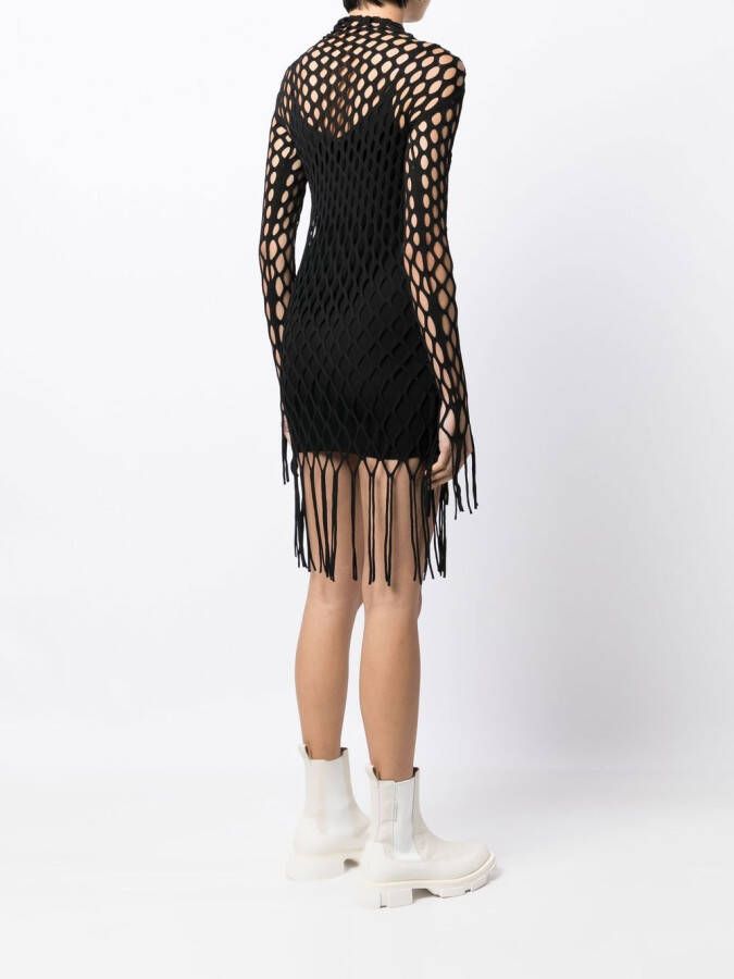 Dion Lee Mini-jurk Zwart