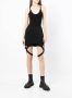 Dion Lee Mini-rok met dubbel slot Zwart - Thumbnail 2
