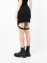 Dion Lee Mini-rok met dubbel slot Zwart - Thumbnail 4