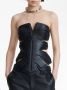 Dion Lee Gewatteerde top Zwart - Thumbnail 4