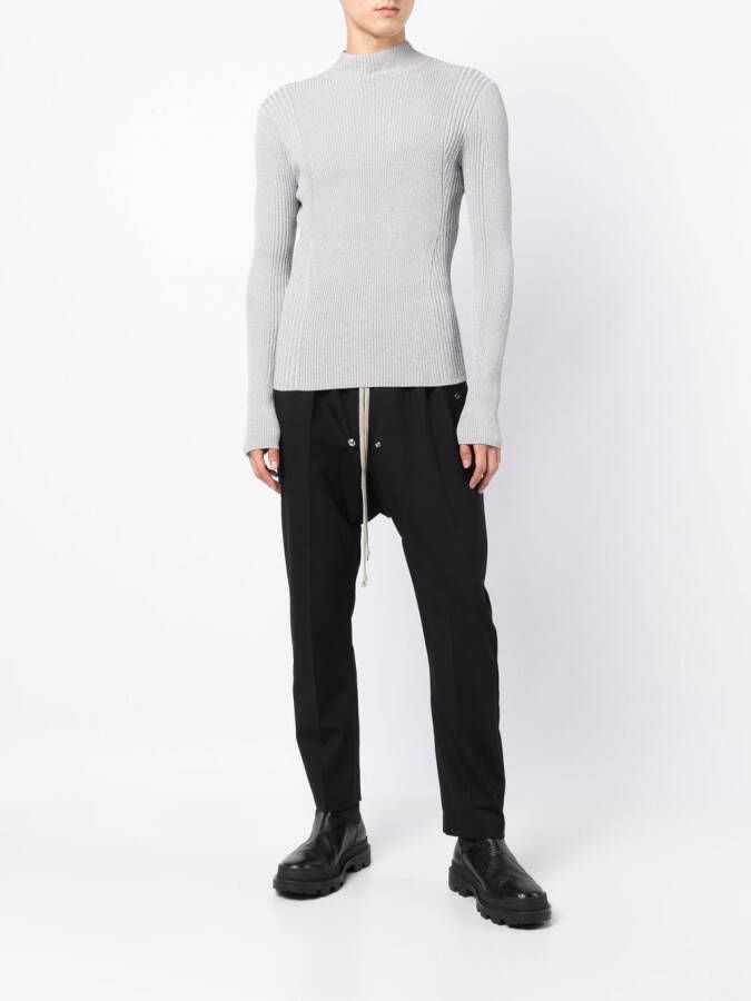 Dion Lee Ribgebreide trui Grijs