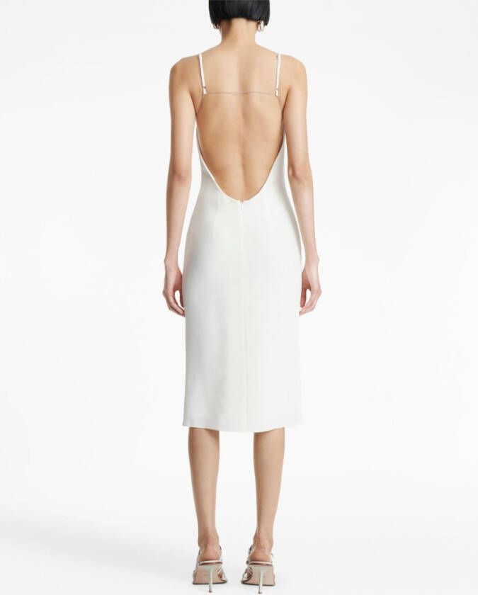 Dion Lee Midi-jurk met lage rug Wit