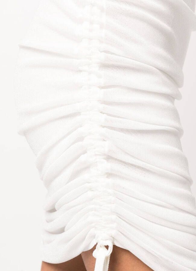 Dion Lee Semi-doorzichtige jurk Wit