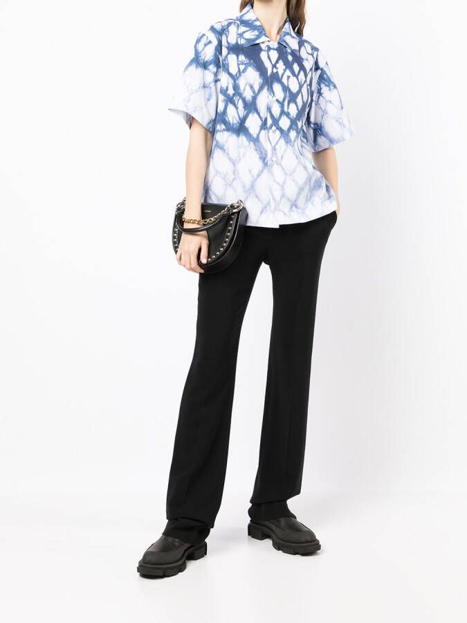 Dion Lee Shirt met korte mouwen Blauw