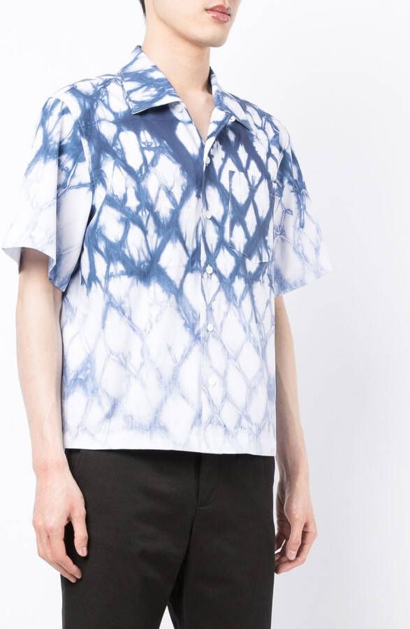 Dion Lee Shirt met korte mouwen Blauw
