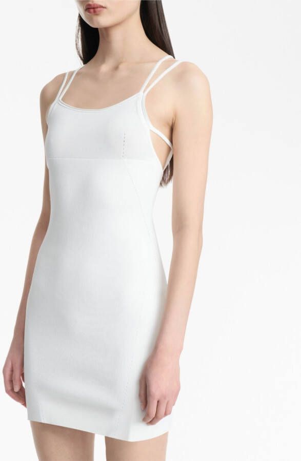 Dion Lee Mini-jurk met spaghettibandjes Wit