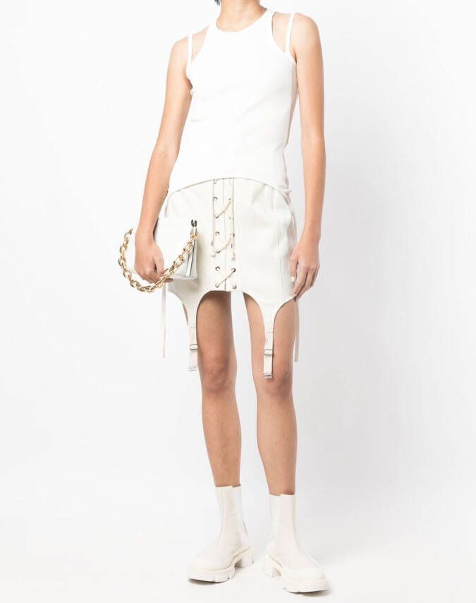 Dion Lee Tanktop met ronde hals Wit