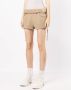 Dion Lee Trainingsshorts met opgerolde taille Bruin - Thumbnail 4