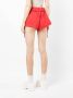 Dion Lee Trainingsshorts met opgerolde taille Rood - Thumbnail 5