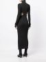 Dion Lee x Braid reflecterende jurk Zwart - Thumbnail 4