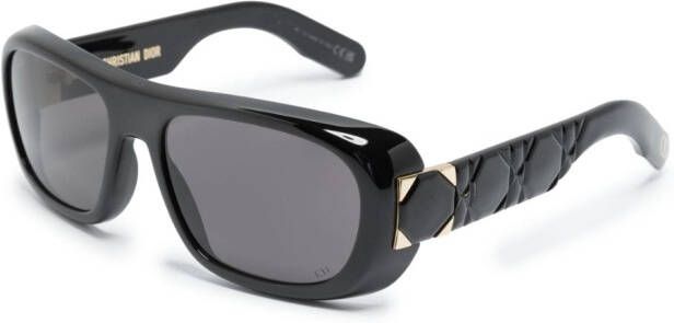 Dior Eyewear Zonnebril met biker montuur Zwart