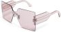 Dior Eyewear Zonnebril met transparante montuur Roze - Thumbnail 2