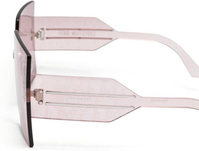 Dior Eyewear Zonnebril met transparante montuur Roze
