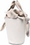 Discord Yohji Yamamoto Leren bucket-tas Beige - Thumbnail 3