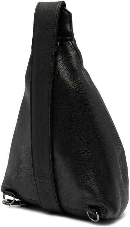 Discord Yohji Yamamoto Leren schoudertas Zwart