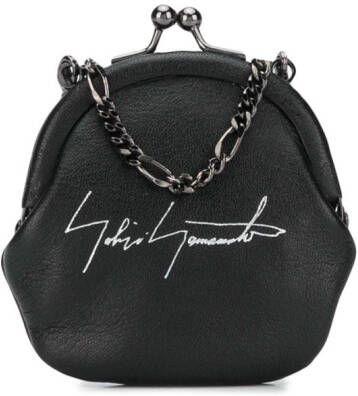 Discord Yohji Yamamoto Portemonnee met logoprint Zwart