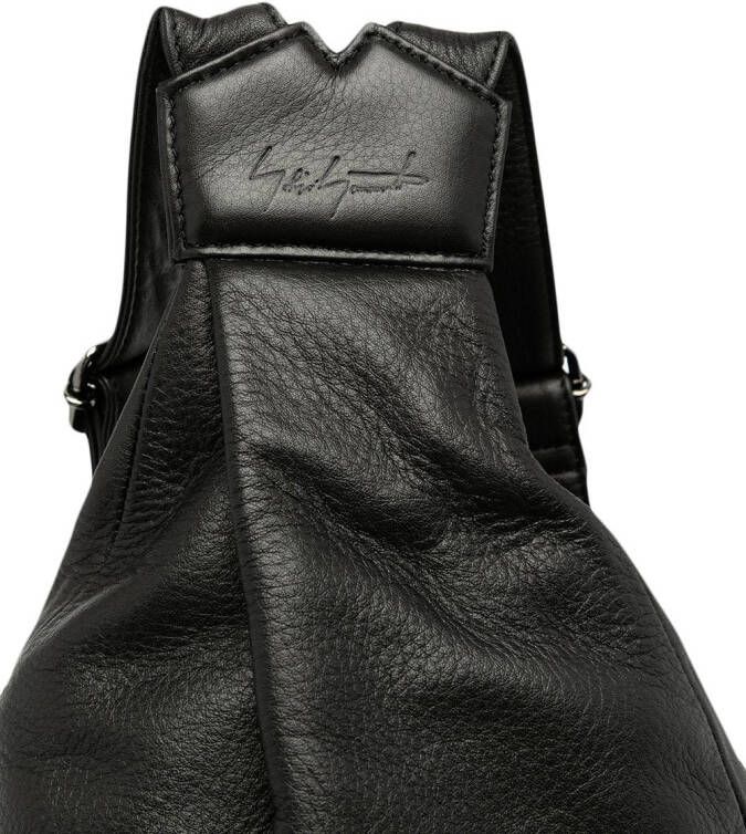 Discord Yohji Yamamoto Rugzak met logo-reliëf Zwart