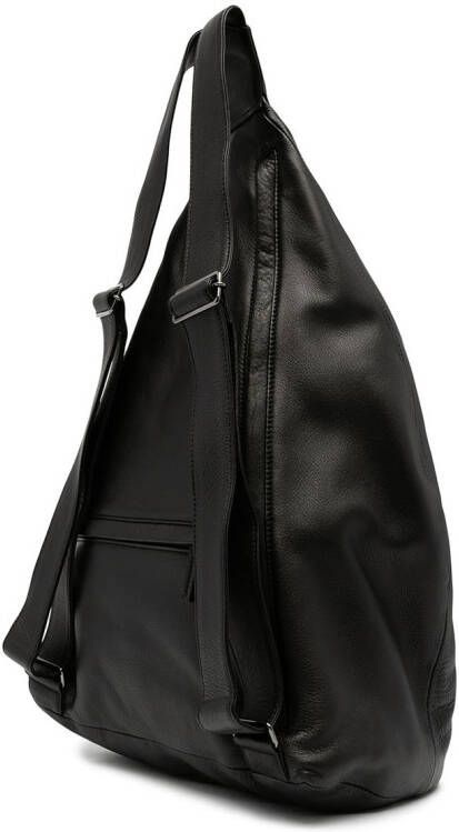 Discord Yohji Yamamoto Rugzak met logo-reliëf Zwart