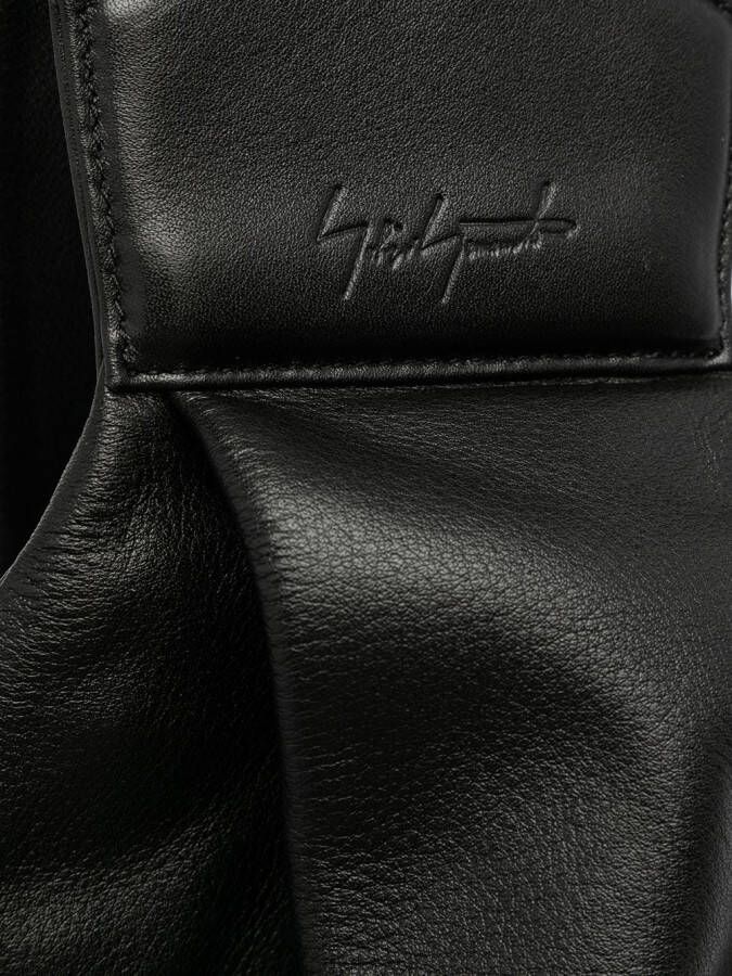 Discord Yohji Yamamoto Rugzak met logo-reliëf Zwart