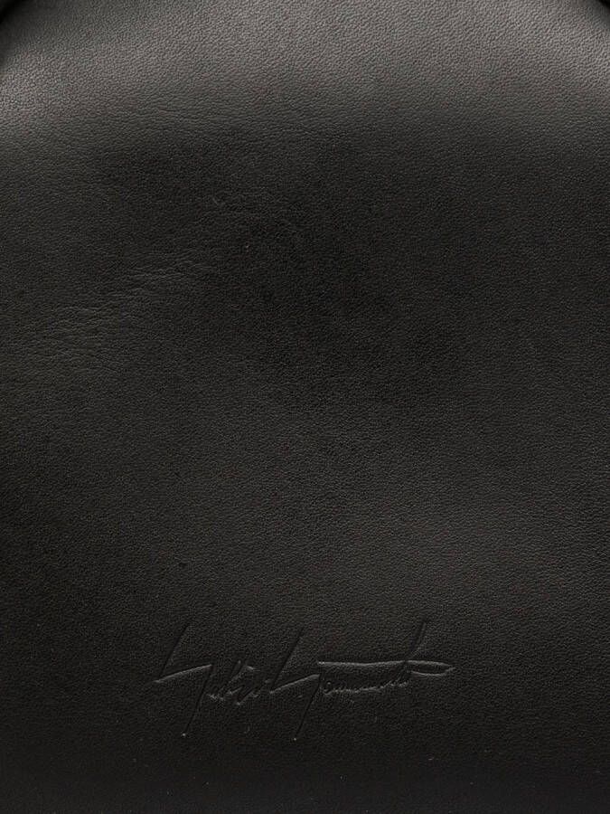 Discord Yohji Yamamoto Schoudertas met logo-reliëf Zwart