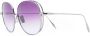 Dita Eyewear Zonnebril met oversized rond montuur Zilver - Thumbnail 2