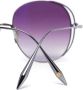 Dita Eyewear Zonnebril met oversized rond montuur Zilver - Thumbnail 3
