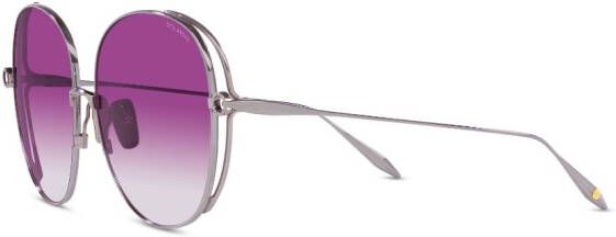 Dita Eyewear Arohz zonnebril met rond montuur Zilver