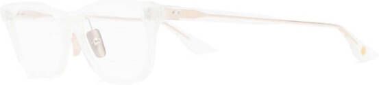 Dita Eyewear Bril met wayfarer montuur Wit