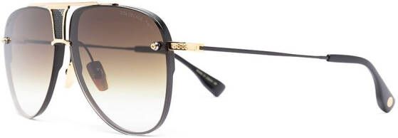 Dita Eyewear Decade-Two zonnebril met piloten montuur Zwart