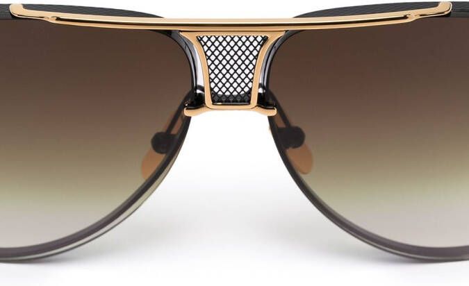 Dita Eyewear Decade-Two zonnebril met piloten montuur Zwart