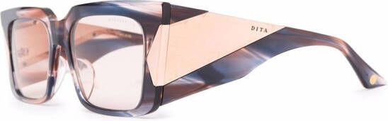 Dita Eyewear Dydalus zonnebril met oversized montuur Roze