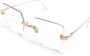Dita Eyewear Embra bril met randloos montuur Zilver - Thumbnail 2