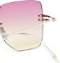 Dita Eyewear Embra zonnebril met titanium montuur Zilver - Thumbnail 3