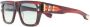 Dita Eyewear Emitter-One zonnebril met vierkant montuur Rood - Thumbnail 2