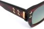 Dita Eyewear Emitter-One zonnebril met vierkant montuur Rood - Thumbnail 3