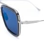 Dita Eyewear Flight zonnebril met vierkant montuur Zilver - Thumbnail 3