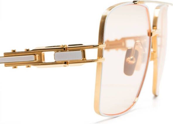 Dita Eyewear Grand Emperik zonnebril met rechthoekig montuur Wit