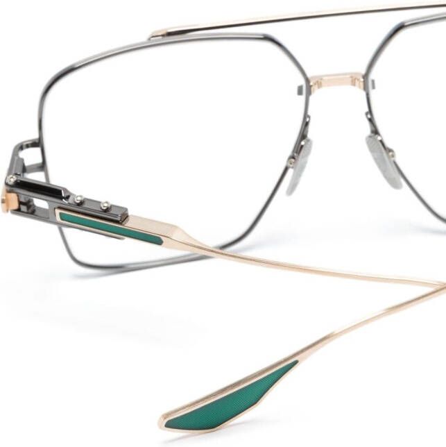 Dita Eyewear Grand Emperik zonnebril met vierkant montuur Zwart