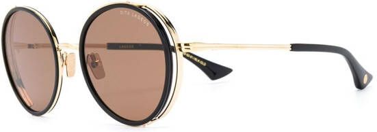 Dita Eyewear Lageos zonnebril met oversized montuur Zwart