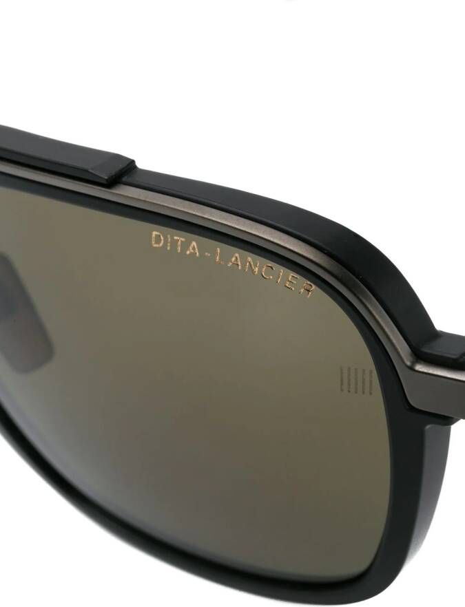 Dita Eyewear Lancier zonnebril met piloten montuur Zwart