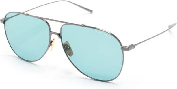 Dita Eyewear Zonnebril met rond montuur Zilver