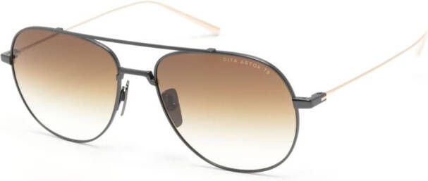 Dita Eyewear Zonnebril met rond montuur Zwart