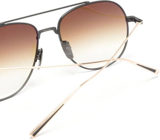 Dita Eyewear Zonnebril met rond montuur Zwart