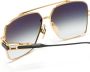 Dita Eyewear Zonnebril met vierkant montuur Goud - Thumbnail 3