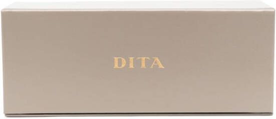Dita Eyewear Zonnebril met vierkant montuur Goud
