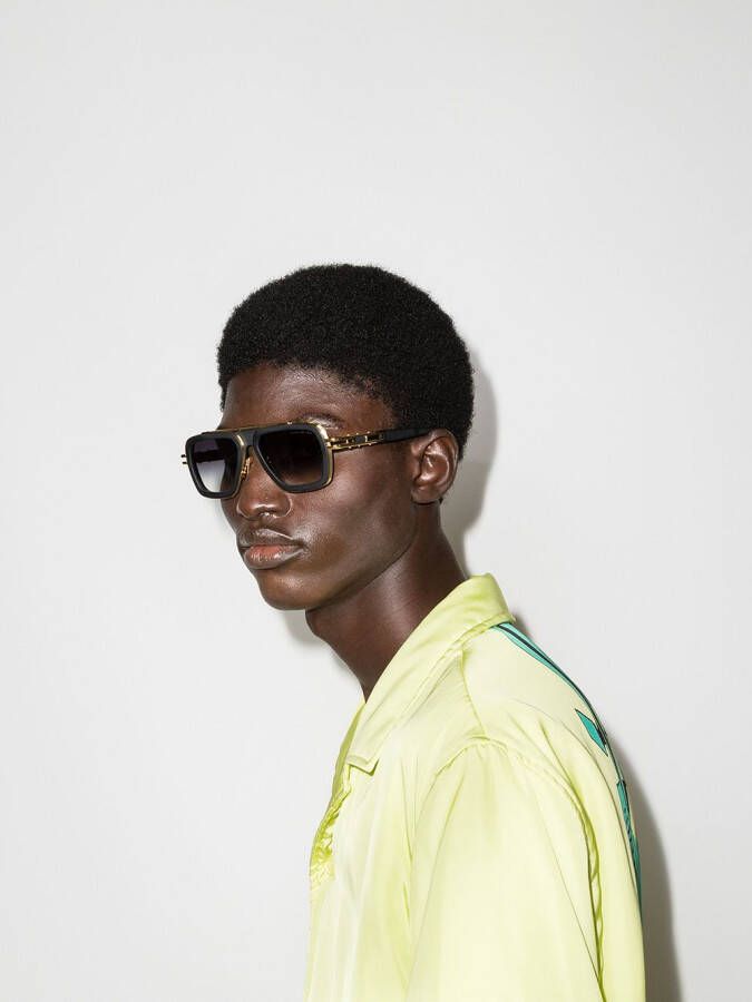 Dita Eyewear LXN-EVO zonnebril met piloten montuur Grijs