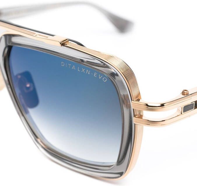 Dita Eyewear LXN-EVO zonnebril met piloten montuur Grijs