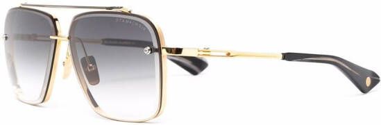 Dita Eyewear Mach 6 zonnebril met piloten montuur Goud