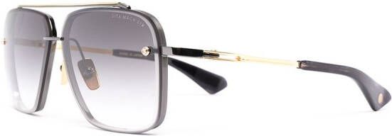 Dita Eyewear Mach 6 zonnebril met vierkant montuur Zwart